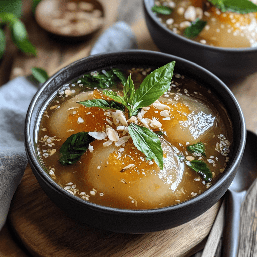 vegan vietnamese sweet soup dessert