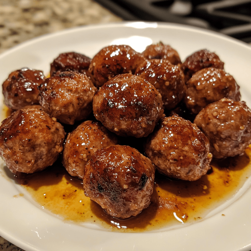 Costco gluten-free meatballs texture A plate of gluten-free meatballs made with lean ground meat, herbs, and spices, served with tomato sauce.