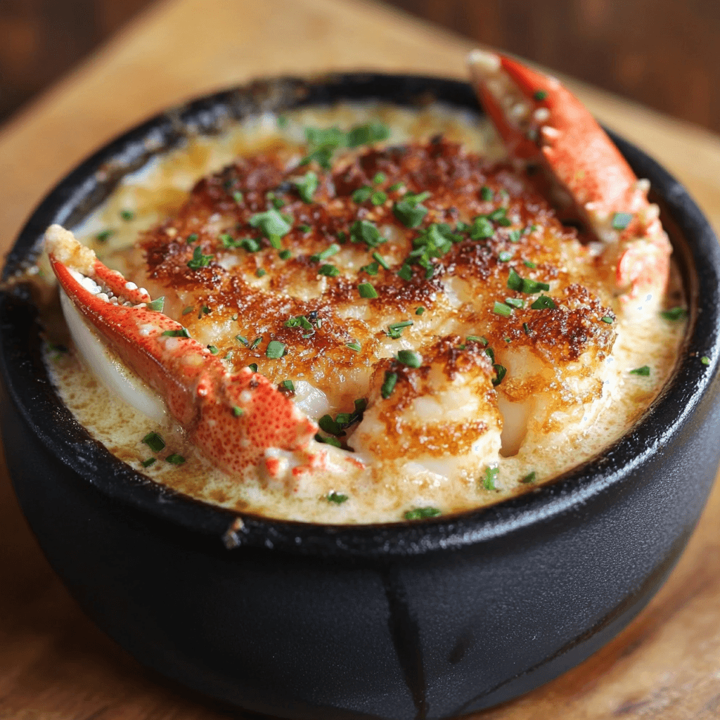 crab crème brûlée