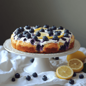 ricotta lemon blueberry cake recipe