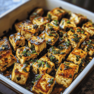 tofu with cilantro sauce