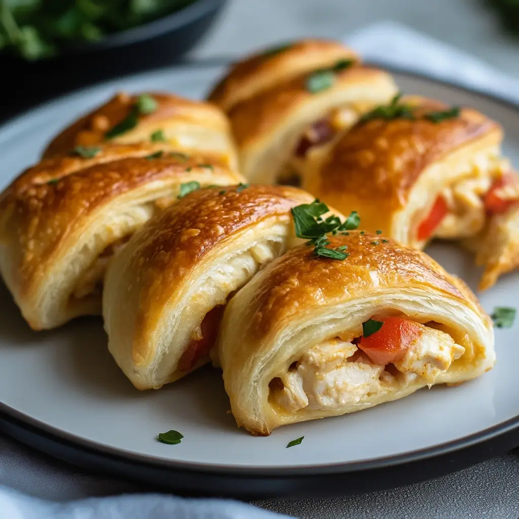 Chicken Crescent Roll Ups recipe