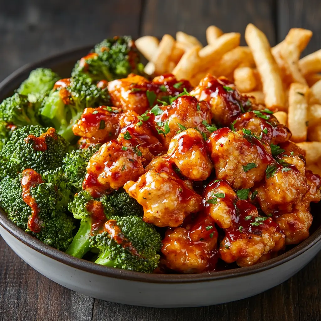 A plate of tender broccoli florets tossed in a rich, creamy garlic sauce, inspired by Applebee's famous recipe.