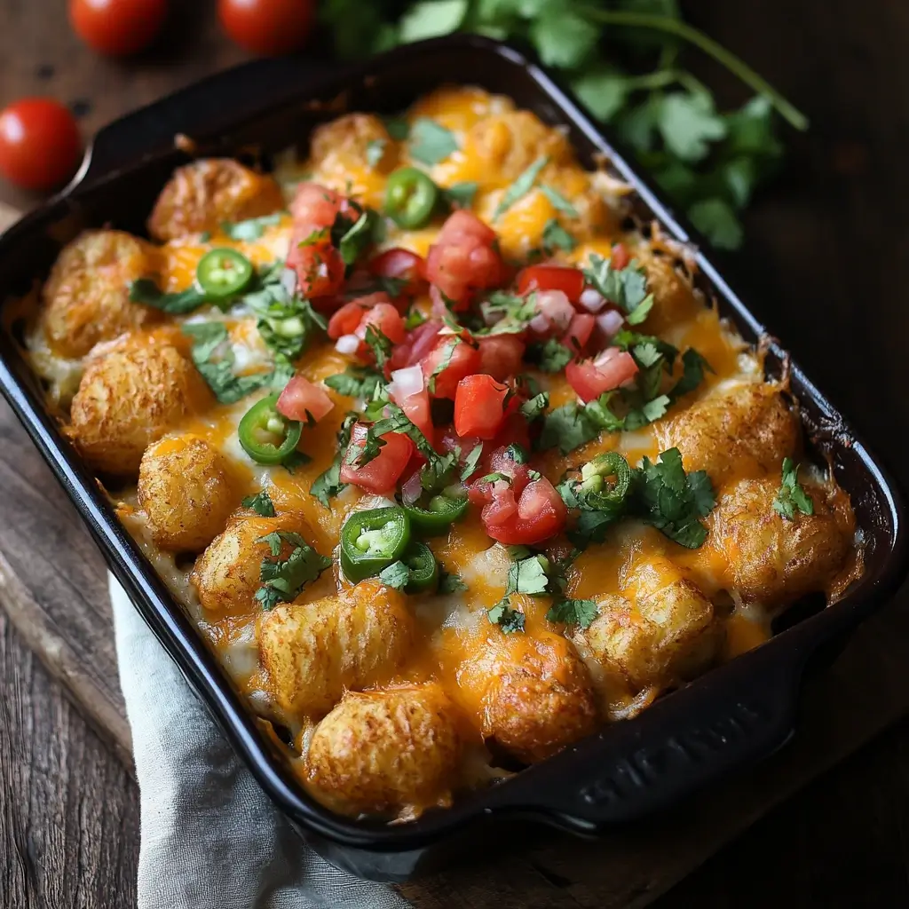 A hearty Mexican tater tot casserole ready in under 45 minutes, perfect for busy weeknights.