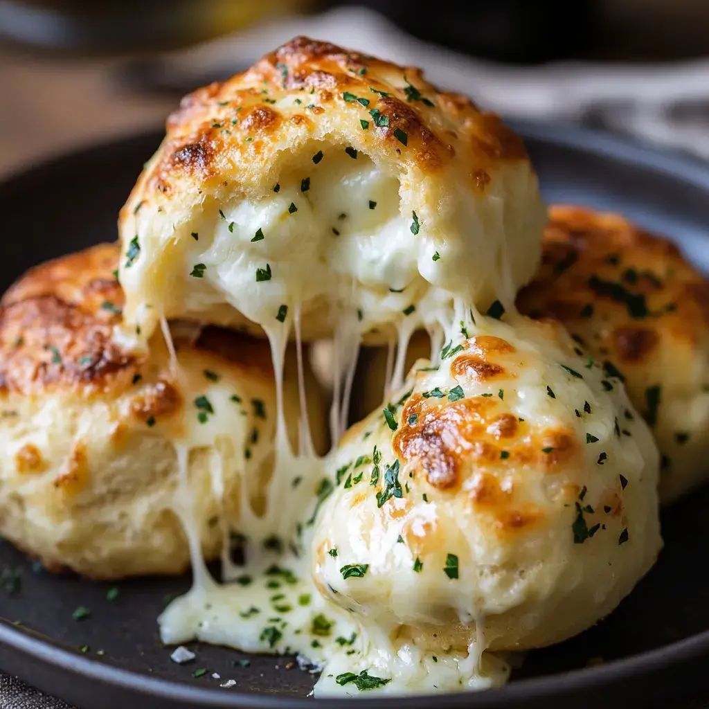 Gooey Mozzarella Biscuit Bombs