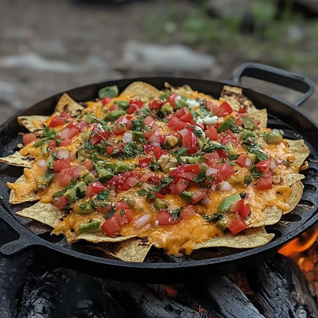 Campfire Grilled Nachos Recipe
