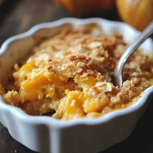 A large pan of Cracker Barrel squash casserole served alongside roasted chicken and fresh vegetables, perfect for family dinners.