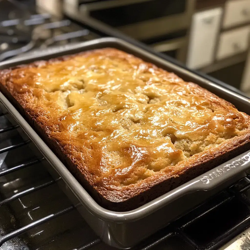 A plate of sliced Paula Deen banana bread topped with butter and served alongside a steaming cup of coffee.