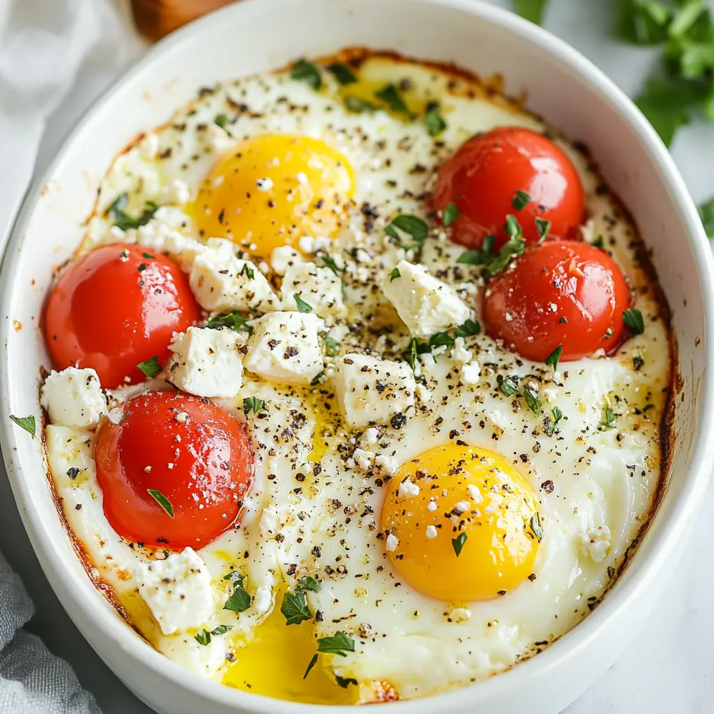 A simple yet satisfying dish of baked feta eggs ready in under 30 minutes, perfect for busy weeknights.