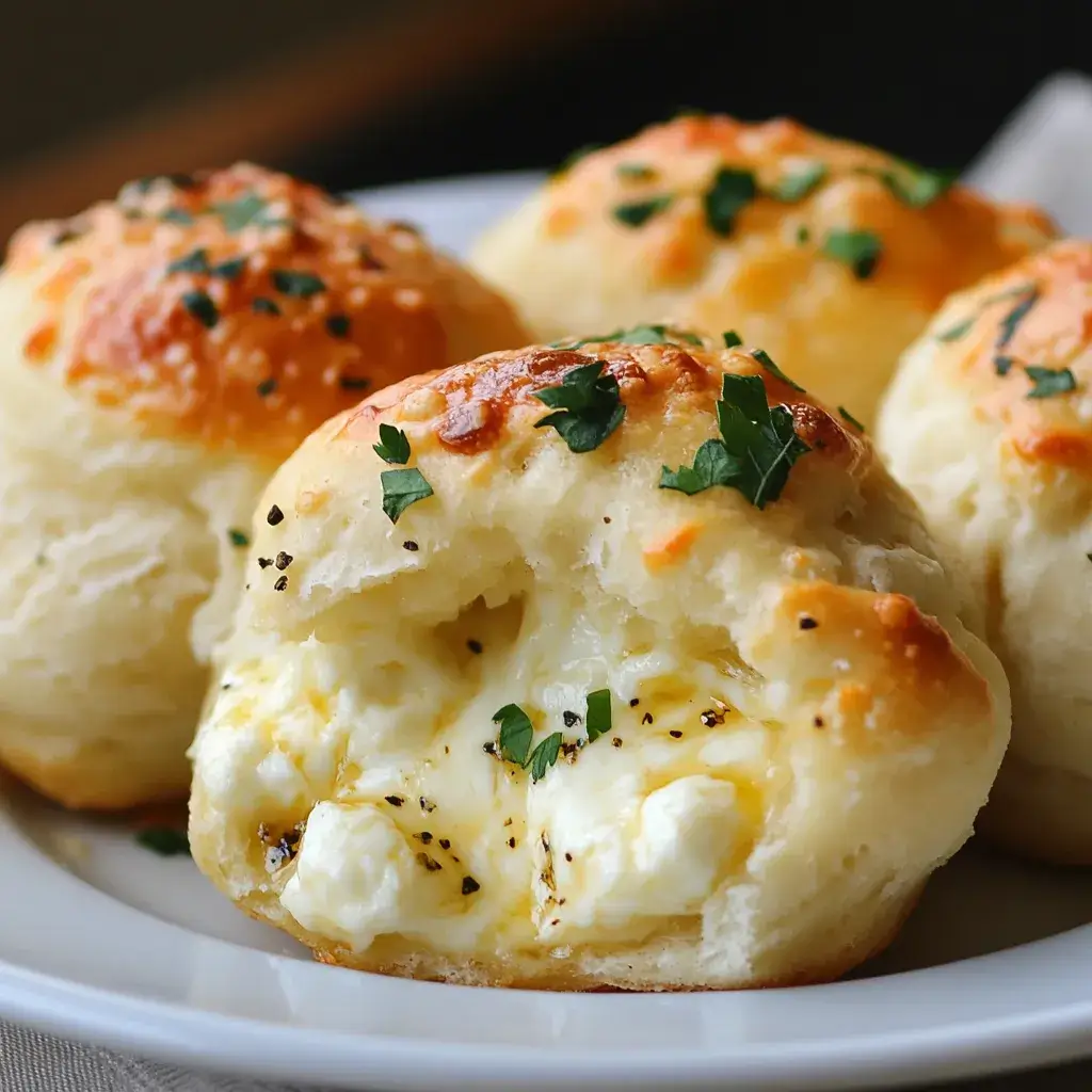 A large tray of gooey mozzarella biscuit bombs served alongside marinara sauce for dipping, ideal for family gatherings.
