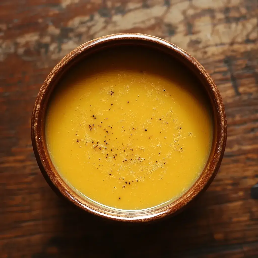 A large pot of butternut squash soup served alongside crusty bread and a side salad, perfect for family dinners.