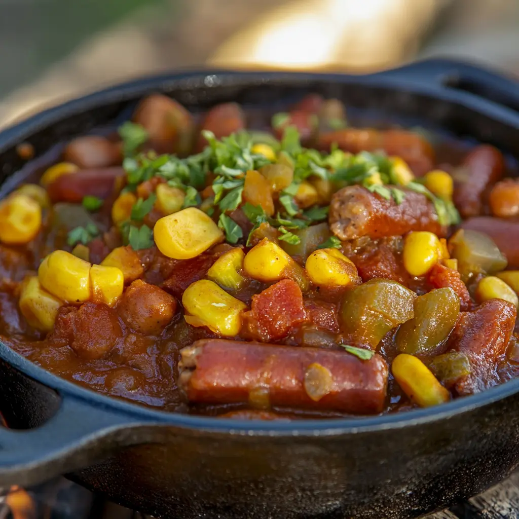 Campfire Hot Dog Stew Recipe