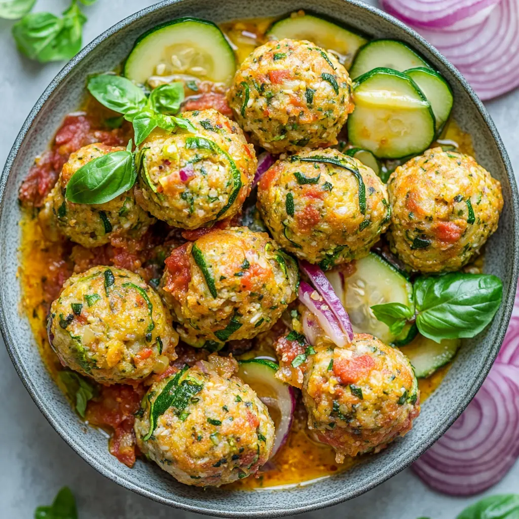 Vegetarian Zucchini Meatballs Recipe